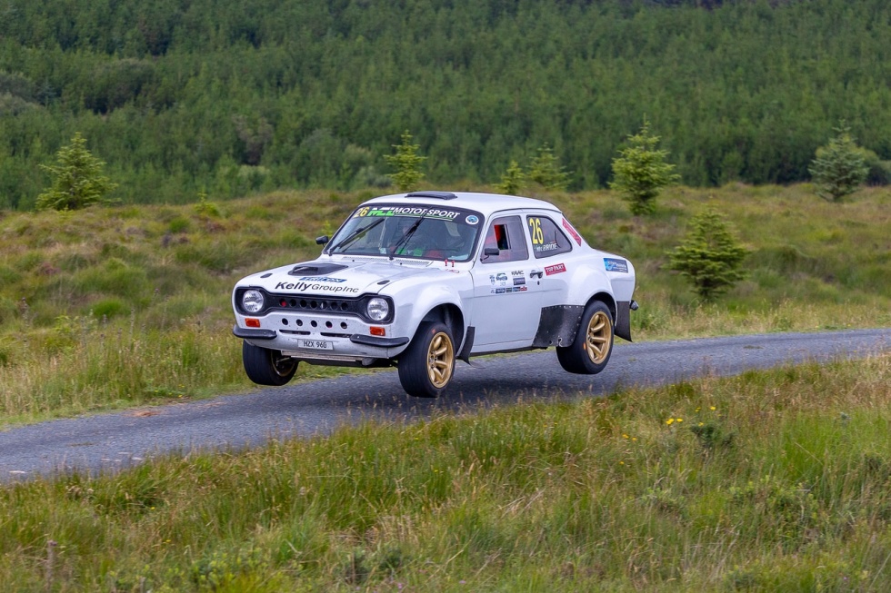 Irishman Barry McLaughlin won the Donegal Motor Club’s Hard Charger of the Year in 2025 in his Ford Escort MkI