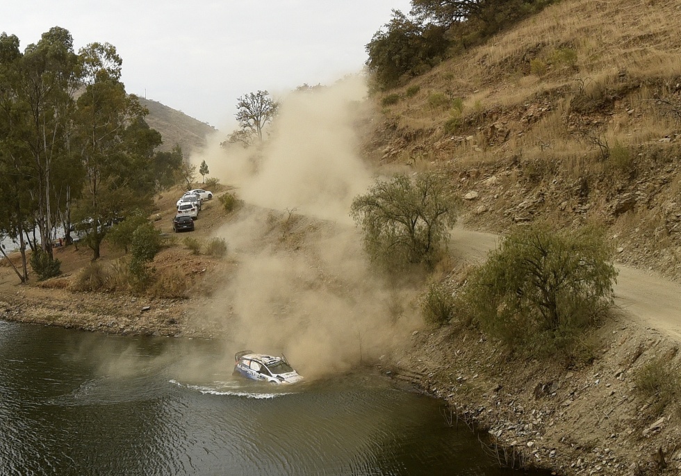 The Fiesta is the famous ‘TiTänak’, which sank in a lake in Rally Mexico in 2015, was rebuilt in hours by M-Sport and finished the rally (picture courtesy M-Sport)