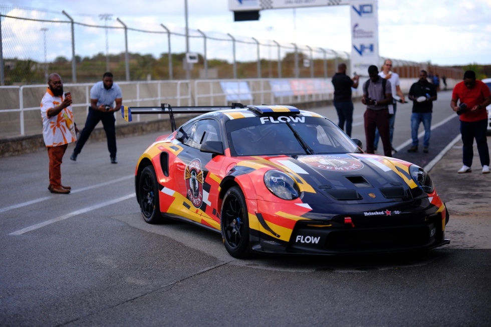 The Porsche 992 Rally GT which Zane Maloney will campaign in BCRC RB26 was revealed in the Bushy Park Pit Lane
